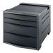 Rexel Choices 4 Drawer Cabinet, A4, Black