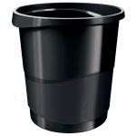 Rexel Choices Waste Bin, Plastic, 14 Litre Capacity, Black 2115622