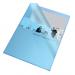 Rexel Quality A4 Document Folder; Blue Embossed; 115mic; Cut Flush; Copy Safe; Pack of 100