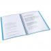 Rexel Choices Translucent Display Book, A4, 20 Pockets, 40 Sheet Capacity, Blue