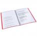 Rexel Choices Translucent Display Book, A4, 40 Pockets, 80 Sheet Capacity, Red