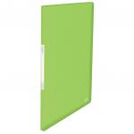 Rexel Choices Translucent Display Book, A4, 40 Pockets, 80 Sheet Capacity, Green 2115661