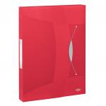 Rexel Choices Translucent Box File, A4, 350 Sheet Capacity, Red - Outer carton of 5 2115668
