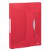 Rexel Choices Translucent Box File, A4, 350 Sheet Capacity, Red - Outer carton of 5