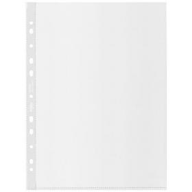 Rexel 100% Recycled A4 Punched Pocket Pack of 100 Clear 2115702