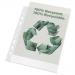 Rexel 100% Recycled A5 Punched Pocket Pack of 50 Clear