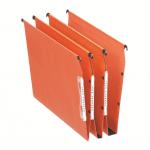Esselte Orgarex Dual Lateral Suspension File 330mm 220gsm 15mm Base Orange (Box 25) 21628
