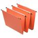 Esselte Orgarex Dual Vertical Suspension File A4 220gsm V Base Orange (Box 25)