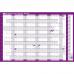 Sasco-202122-Academic-Year-Wall-Planner-with-wet-wipe-Pen-sticker-pack-Purple-Poster-Style-915W-x-610mmH-2410139-Outer-carton-of-10-2410139