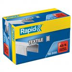 Rapid 43/8 K1 Textile Staples (10000) 24872300