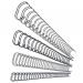 Leitz Wire Spine Binding 6mm - Silver (Pack of 100)