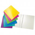 Leitz WOW A4 Flat File - Assorted Colours (Pack of 6) 30011099