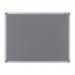 Nobo Professional Noticeboard Felt with Fixings and Aluminium Frame W900xH600mm Grey