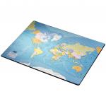 Esselte Europost Range World Map Desk Mat 40x53cm - Outer carton of 10 32184