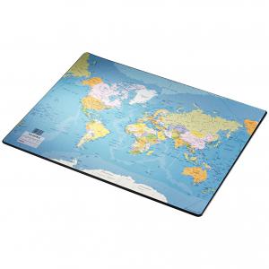 Esselte Europost Range World Map Desk Mat 40x53cm - Outer carton of 10