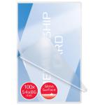 GBC Card Pouch Gloss 54x86mm 250 micron Clear (100) 3740430