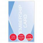 GBC 60x90mm 2x125 Micron Gloss Card Laminating Pouches, (Pack of 100) 3743157