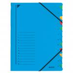 Leitz Office Divider Book, 12 tabs, A4, Blue 39120035