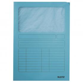 Leitz Window Folder A4 - Light Blue - Outer carton of 100 39500030