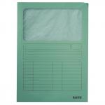 Leitz Window Folder A4 - Light Green - Outer carton of 100 39500050