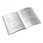 Leitz Style Display Book. Polypropylene. 20 pockets. 40 sheet capacity. A4. Satin Black. - Outer carton of 10 39580094