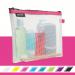Leitz-WOW-water-resistant-Travel-Pouch-cosmetic-Size-24x17x3-cm-Cosmetic-pouch-for-hand-luggage-Pink-Outer-carton-of-10-40140023