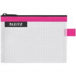 Leitz WOW water resistant Travel Pouch Small Size: 14x10.5 cm. Pink - Outer carton of 10 40240023