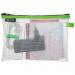 Leitz WOW water resistant Travel Pouch Medium Size: 24x17 cm. Green - Outer carton of 10