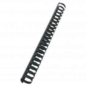 GBC CombBind Binding Comb A4 25mm Black (50) 4028182