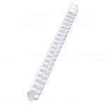 GBC CombBind Binding Combs, 38mm, 330 Sheet Capacity, A4, 21 Ring, White (Pack of 50) 4028205
