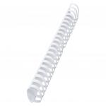 GBC CombBind Binding Combs, 51mm, 450 Sheet Capacity, A4, 21 Ring, White (Pack of 50) 4028207