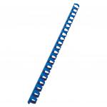 GBC CombBind Binding Combs, 14mm, 125 Sheet Capacity, A4, 21 Ring, Blue (Pack of 100) 4028238