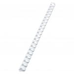 GBC CombBind Binding Combs, 16mm, 145 Sheet Capacity, A4, 21 Ring, White (Pack of 100) 4028610