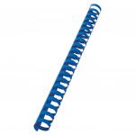 GBC CombBind Binding Combs, 22mm, 195 Sheet Capacity, A4, 21 Ring, Blue (Pack of 100) 4028622