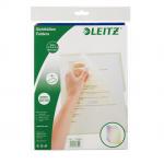 Leitz Premium Folder Glass clear, extra strong 0.15 mm Polypropylene. A4. Assorted (Pack 5) 41006099