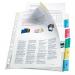 Esselte-Index-with-6-Tabbed-Pockets-A4-Polypropylene-Glass-Clear-Outer-carton-of-10-414160