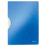 Leitz WOW Colorclip File A4 Polypropylene 30 Sheet Capacity Blue Metallic - Outer carton of 10 41850036