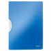 Leitz-WOW-Colorclip-File-A4-Polypropylene-30-Sheet-Capacity-Blue-Metallic-Outer-carton-of-10-41850036