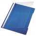 Leitz-Standard-Plastic-Data-Files-Clear-Front-Flat-Bar-Mechanism-A4-Blue-Outer-carton-of-25-41910035
