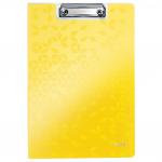 Leitz WOW Clipfolder with cover. A4. Yellow 41990016