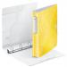 Leitz Active WOW SoftClick Ring Binder, 30 mm, 4 D Ring, A4, Yellow - Outer carton of 5