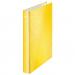 Leitz-WOW-Ring-Binder-Laminated-25-mm-2-D-Ring-mechanism-A4-Yellow-Outer-carton-of-10-42410016