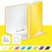 Leitz-WOW-Ring-Binder-Laminated-25-mm-2-D-Ring-mechanism-A4-Yellow-Outer-carton-of-10-42410016