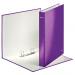Leitz-WOW-Laminated-Ring-Binder-A4-25-mm-2-D-Ring-Purple-Outer-carton-of-10-42410062