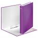 Leitz-WOW-Laminated-Ring-Binder-A4-25-mm-2-D-Ring-Purple-Outer-carton-of-10-42410062