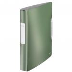 Leitz Active Style SoftClick Ring Binder A4 4 D-Ring 30mm Celadon Green - Outer carton of 5 42450053