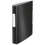 Leitz Active Style SoftClick Ring Binder A4 4 D-Ring 30mm Satin Black - Outer carton of 5 42450094