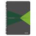 Leitz Office Notebook, Wirebound, 90 sheets, Ruled, 90gsm Ivory Paper, A5 Assorted - Outer carton of 5