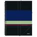 Leitz Executive Notebook Be Mobile A4 ruled, wirebound with Polypropylene cover 80 Sheets - Outer carton of 6