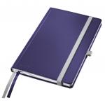 Leitz Style Notebook Hard Cover A5 ruled  titan blue - Outer carton of 5 44850069